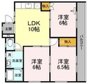 大森サンハイムの間取図