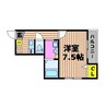 montage 1Kの間取り