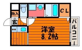 間取図 ピュアベルデサウス北方