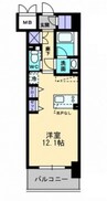 アルファレガロ西古松 1Kの間取り
