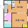 磨屋町きく井ビル 1DKの間取り