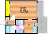 パレスコンフォート学南町 1Kの間取り