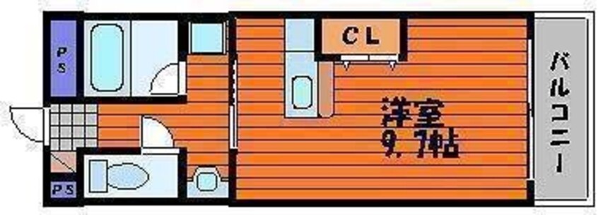 間取図 ヴィクトワール伊福