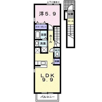 間取図 アリヴィオ・ランシェ