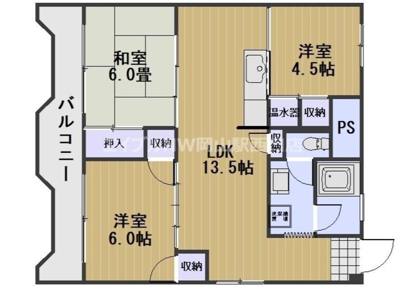 間取図 吉備ハイコーポ