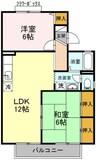 コンフォート藤沢 2LDKの間取り