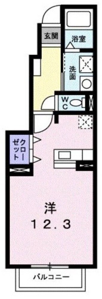 間取図 ルージュ　Ⅱ