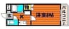 パルミラ津高 1Kの間取り