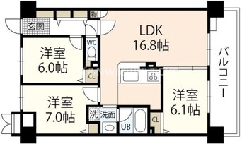 間取図 フィール野田公園