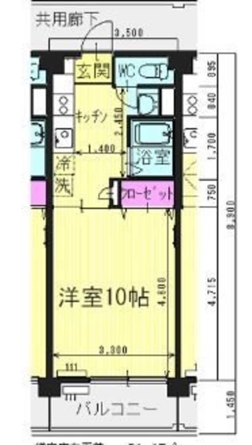 間取図 グランベルデ南方ＷＥＳＴ