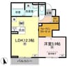 マーメゾン新福 1LDKの間取り