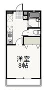ヴェルデ大元駅前 1Kの間取り