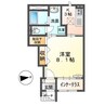 フィールドアップ横井 1Kの間取り