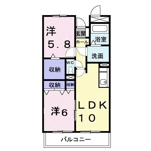 間取り図 パルテール桑の木