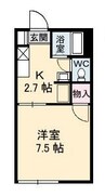 HOUSE HIRAIWA 1Kの間取り