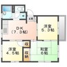 こんにちは 3DKの間取り