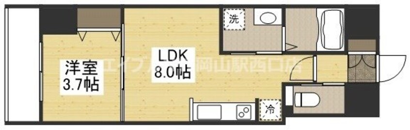 間取図 月光　大雲寺