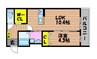 Maison de Caramel 1LDKの間取り