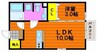 モナリエⅡ 1LDKの間取り