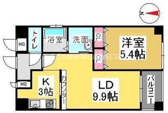 間取図 クレストシティ中井町