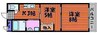 プレアール今 2Kの間取り