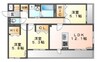 ベラパーシェ 3LDKの間取り
