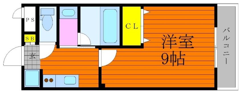 間取図 コクーン大元駅前