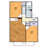 ビューフォート新保　Ｃ棟 2LDKの間取り