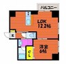 アーバン富田町 1LDKの間取り