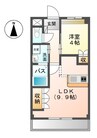 オータムめぐみⅡ 1LDKの間取り