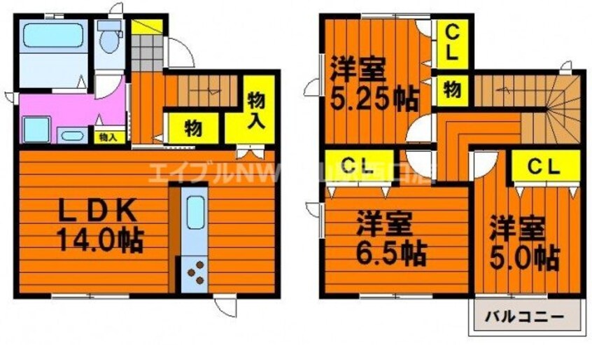 間取図 メゾンサンセールⅡ