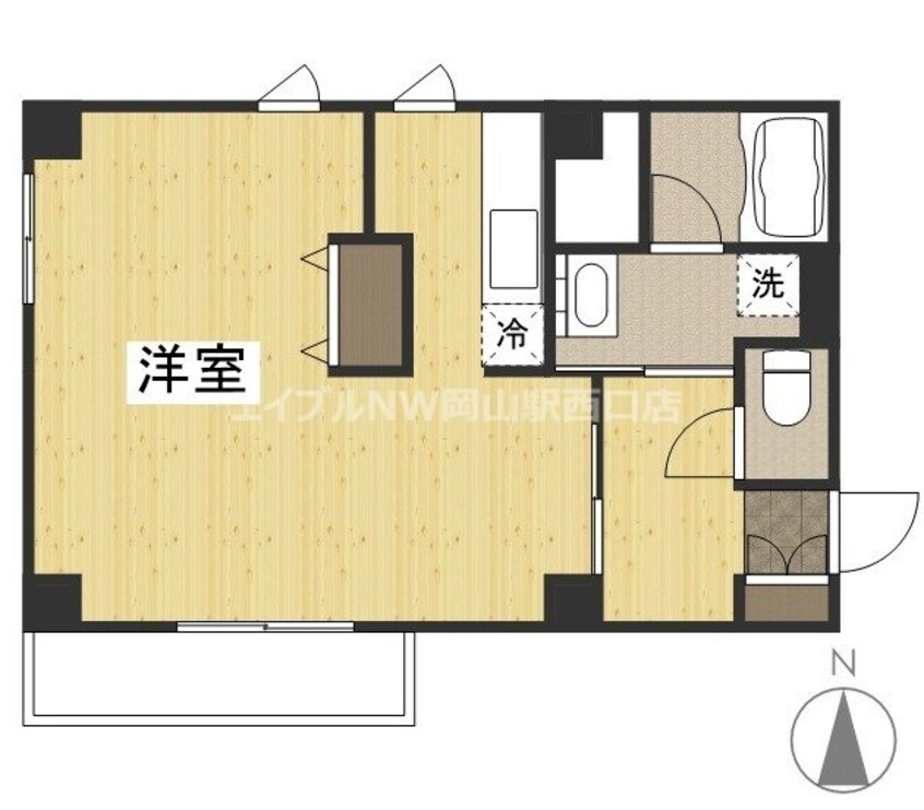 間取図 パティオ表町