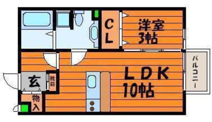 間取図 モナリエⅡ