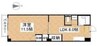 春日町マンション 1LDKの間取り