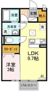 グランモア・浅沼 1LDKの間取り