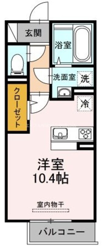 間取図 グレイス西崎