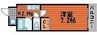 昭和ハイム東古松 1Kの間取り