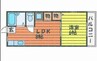エクレール２１ 1LDKの間取り