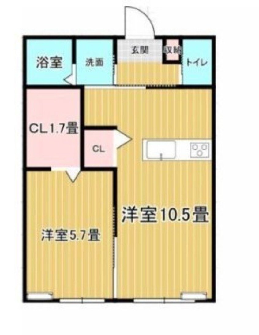 間取図 陽だまりハイツ奥田