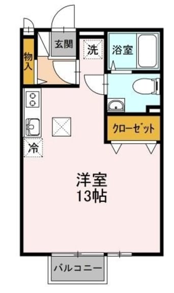 間取図 ドミトリー赤井