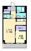 ハアラン内山下の間取図