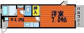 間取図 サンパティークＢ