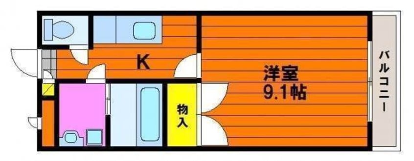 間取図 パティオ西島田