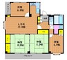 レジデンス伊島 4LDKの間取り
