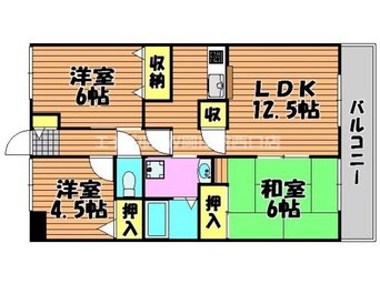 間取図 アビタ山本岡山