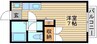 IVY NOTE 1Rの間取り
