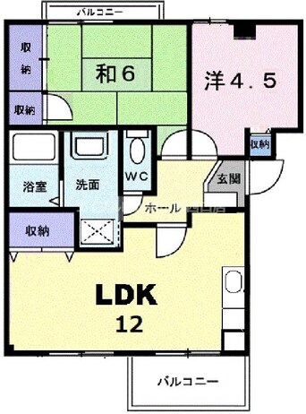 間取図 エスタール