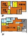 西古松2丁目戸建て 3LDKの間取り