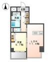 アルストロメリア 1LDKの間取り