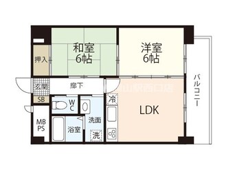 間取図 アンブシュール京橋